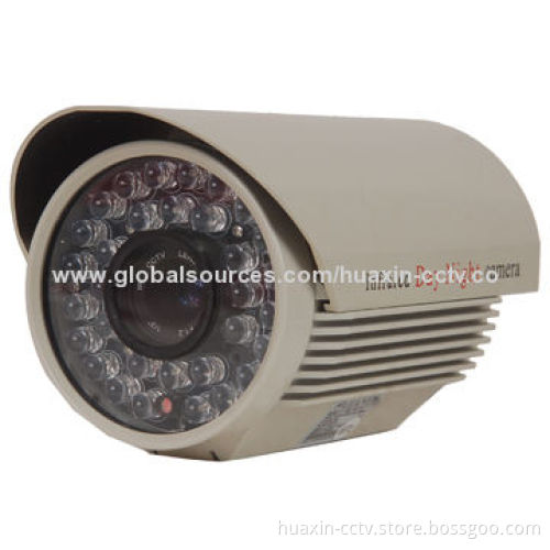 CCTV Water-resistant Camera with 1/3-inch Color Sharp CCD/900TVL Sensor and 30m IR Distance